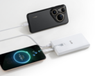 Huawei’s Power Bank with Built-in Cable (100W 12000) (pictured) has launched in China. (Image source: Huawei)