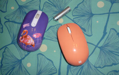 The Bluetooth Mouse, right, next to a now discontinued US$6 mouse from a much lesser-known brand, left (Image source: Own)
