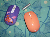 The Bluetooth Mouse, right, next to a now discontinued US$6 mouse from a much lesser-known brand, left (Image source: Own)