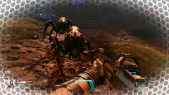 StarRupture screenshot shows player fighting an alien enemy