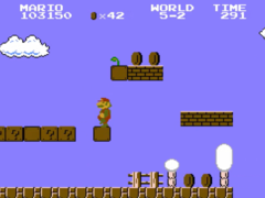 A screenshot from the original Super Mario Bros. (image source: Nintendo)
