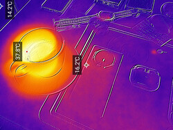 Recording of the thermal imaging camera of the Fire 6