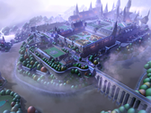 In game screenshot from Two Point Campus