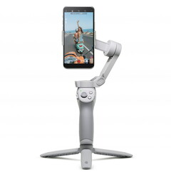 The DJI Osmo Mobile 4 connects magnetically to your chosen smartphone. (Image source: DJI via @rquandt &amp; WinFuture)