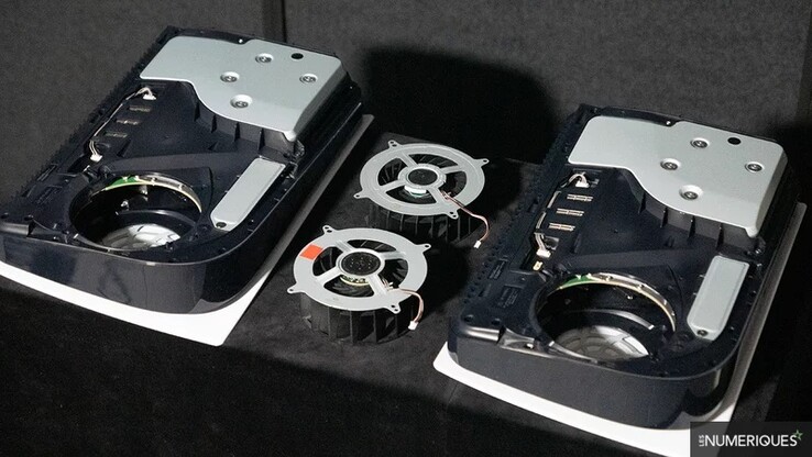 PS5 teardown. (Image source: Les Numériques)