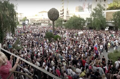 Numerous environmental activists arrested in Serbia during protests against construction of lithium mines  (image source: YouTube / Reuters)