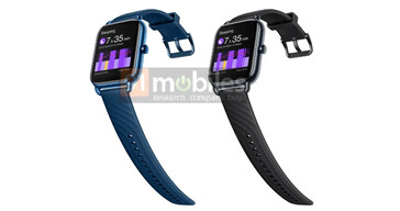 The Nord Watch will allegedly come in blue as well as black. (Source: 91Mobiles)