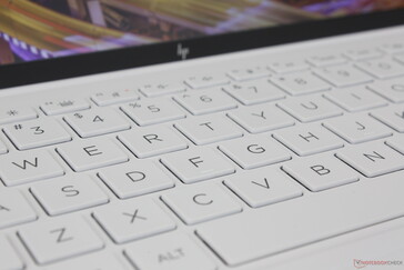 Keys have sharp, loud feedback but a relatively shallow travel depth