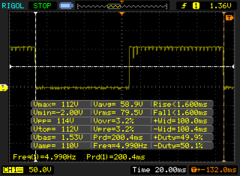 Response time (black to white): 3.2 ms