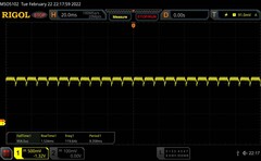 PWM at 25% display brightness