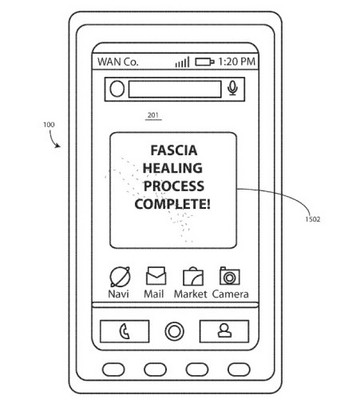 Motorola claims "at least some of the deformation" can be restored. (Source: Motorola)