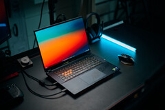 Gigabyte Aorus Master 16 in comparison with RTX 5090 laptops. (Image source: Notebookcheck)