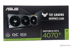 Asus TUF Gaming GeForce RTX 4070 Ti retails for US$850. (Source: Notebookcheck)