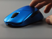Vaidemi Nimbus ultralight mouse with a solid shell in blue