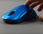 Vaidemi Nimbus ultralight mouse with a solid shell in blue