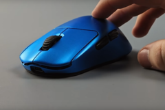 Vaidemi Nimbus ultralight mouse with a solid shell in blue