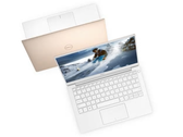 The rose-gold Dell XPS 13 9380 has a starting weight of just 2.7 lbs/1.23 kg. (Source: Dell)