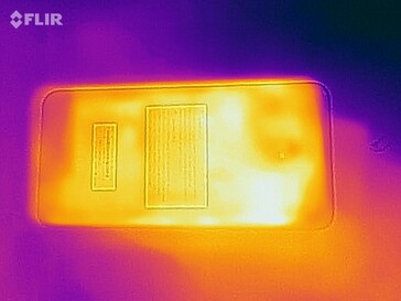 Heat map of the bottom