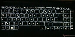 2-step keyboard illumination