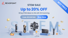 Save Up to 20% on Selected 3D Scanners from Revopoint.