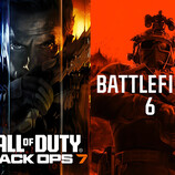Call of Duty: Black Ops 7 and Battlefield 6 banners shown side by side (Image source: Steam, Sony PlayStation with edits)