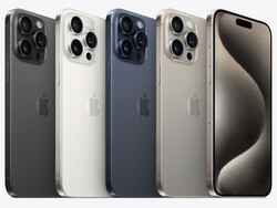 The Apple iPhone 15 Pro Max color variants (image: Apple)