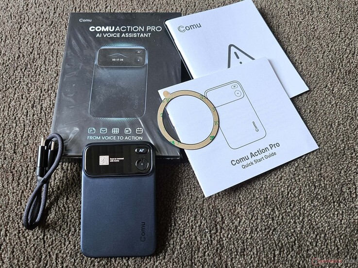 The package contents are straightforward but practical. It also includes an adhesive magnetic ring.