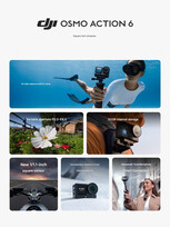 The DJI Osmo Action 6 action camera key features (Image source: DJI)