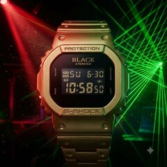 The Casio G-Shock DW-5600BEP-9 BlackEyePatch collaboration model