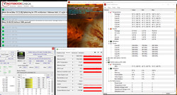 The Dell G5 during the stress test.