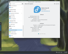 A desktop environment running Fedora Linux pictured.