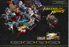 Fire Emblem Heroes will be Nintendo's second release on smartphone platforms. (Source: Nintendo)