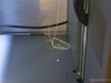 Flushing takes place into the installation space