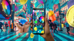 A new AR experience in the Fold app allows players to find and win bitcoin. (Image source: Fold)