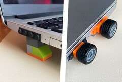The Framework Laptop can now be upgraded with Lego. (Image source: bonkrat, Printables)