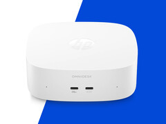 The new OmniDesk Mini is available with up to the Core 5 320. Pictured: a promo picture showing the front of the mini PC.