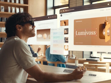 Owners can launch work apps in a virtual environment and interact with them using gestures.