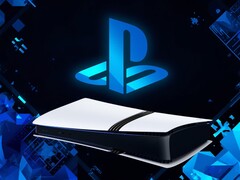 Banner for PS5 Pro console with PlayStation logo shown