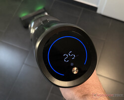 Display and mode change button