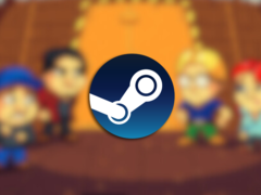 Puzzle Chambers is an indie puzzle game released back in 2017. Pictured - the game cover image with Steam logo overlaid on top. (Image source: Steam)