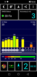 GPS test outdoors