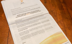 Sprint's open letter was printed in the New York Times. (Source: Sprint)