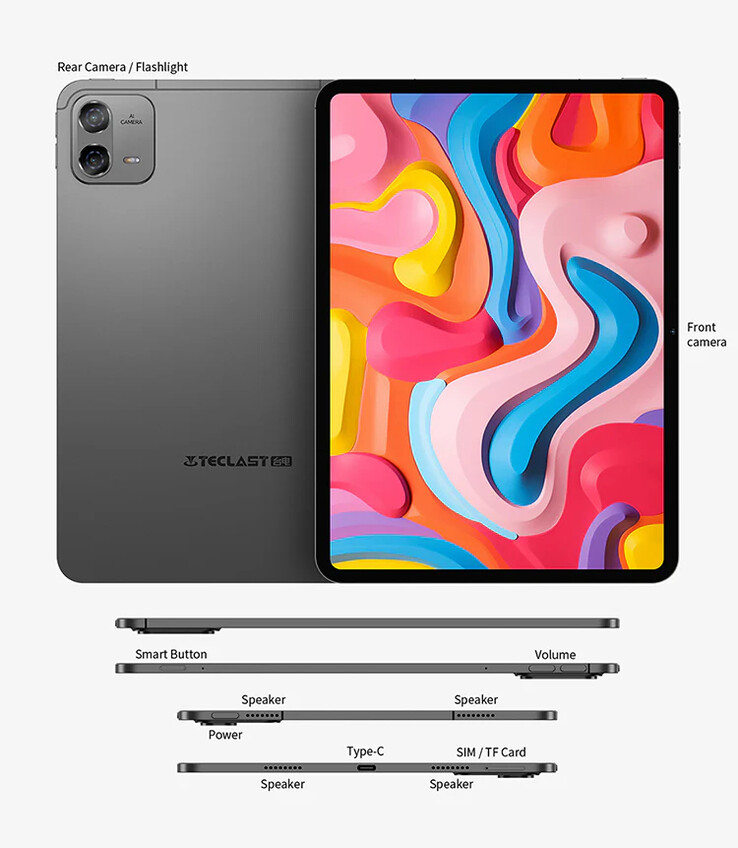 The ArtPad Air can charge Teclast's T-Pen Stylus inductively. (Image source: Teclast)