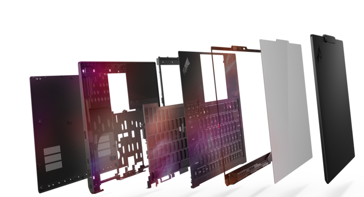 Lenovo ThinkPad X1 Carbon Gen 14 Aura Edition: Space Frame design (image source: Lenovo)