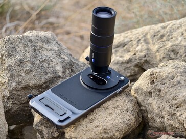 The Vivo X300 Pro with Zeiss teleconverter...