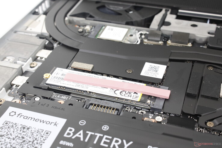 Unlike on the LG Gram 16 series, the Laptop 16 does not support an internal secondary SSD