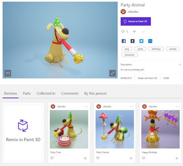 New creations show up under 'Remixes'. (Source: Neowin)