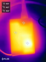 Power supply unit during the stress test