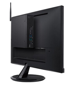 The mini PC can be mounted on a monitor (Image source: Asus)