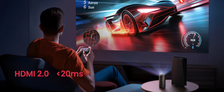 The Anker Nebula Capsule 3 portable projector. (Image source: Nebula)